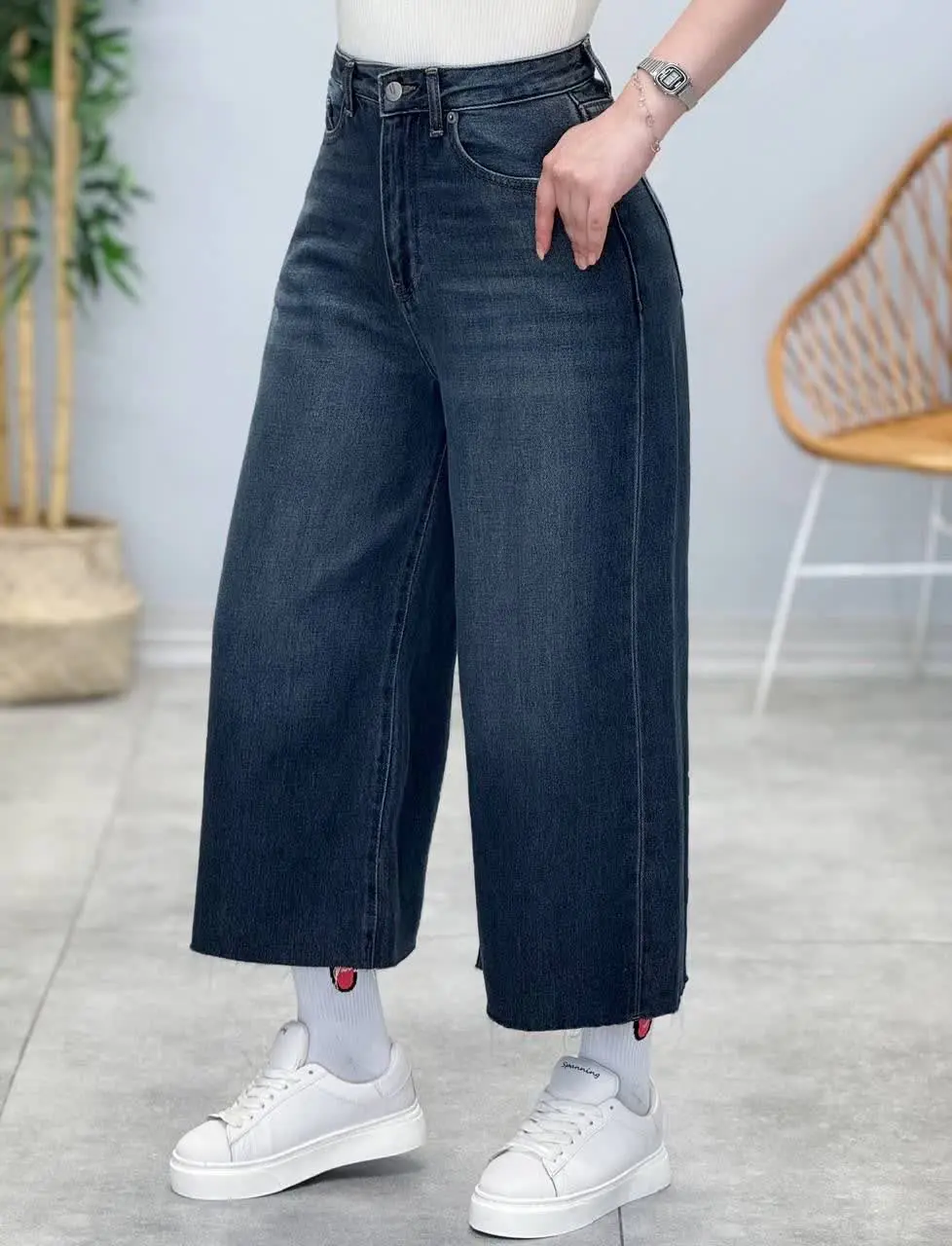 3411-شلوار لانگ واید کد 8002855